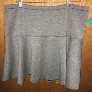 Merona gray skater skirt size 16